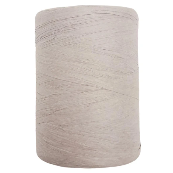 Angel Çanta Aksesuar 100 gr İthal Bambu Natural Soft Rafya Açık Gri Renk No:D82(Nas Rafya) ürün görseli 1