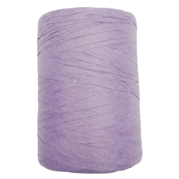 Angel Çanta Aksesuar 100 gr İthal Bambu Natural Soft Rafya Mor Renk No:D42(Nas Rafya) ürün görseli 1