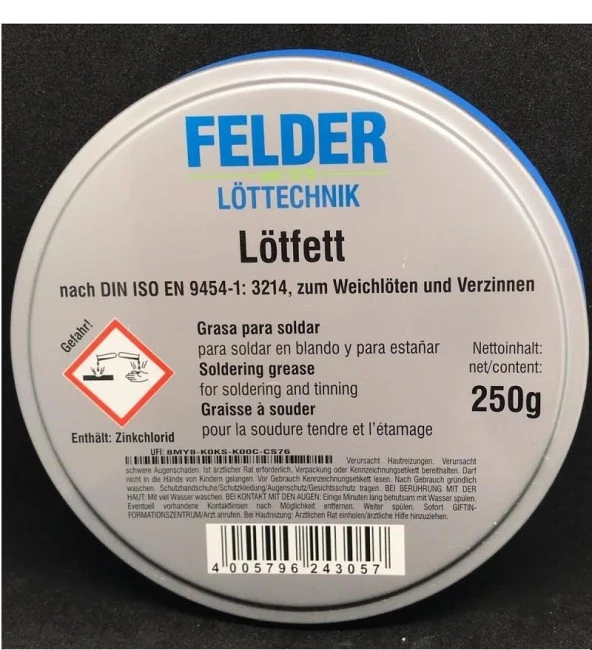 Lötfett Felder 250 Gram Kaliteli Lehim Pastası ürün görseli 1