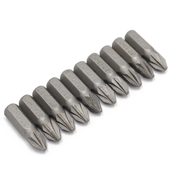 DailyTech 10 Adet 14 25mm Pozi PZ2 Tornavida Bit Seti Tamir Araçları Matkap Ucu Güç Ev El Aletleri - ürün görseli 1