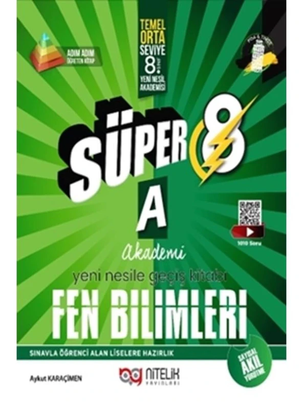 NİTELİK 8.SINIF YENİ NESİL SÜPER FEN BİLİMLERİ (A) ürün görseli 1