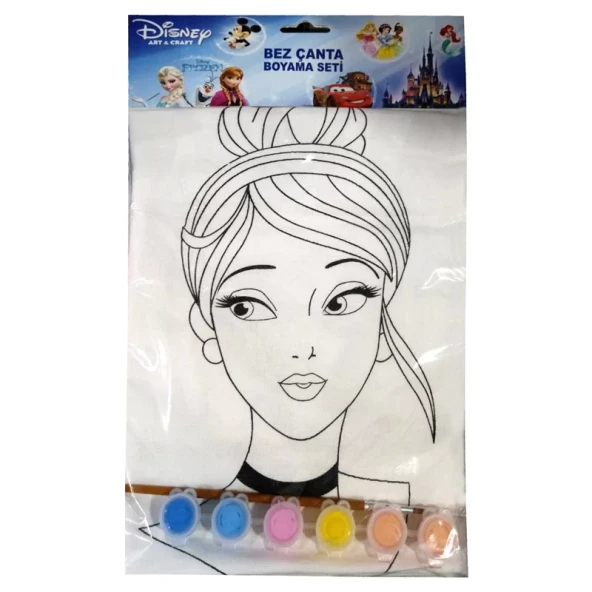 Ponart Cinderella baskılı çanta 35x42 WD-B106 The Walt Disney ürün görseli 1