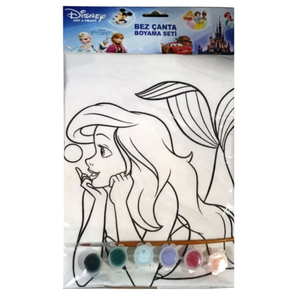 Ponart Ariel baskılı çanta 35x42cm TWD-B105 The Walt Disney ürün görseli 1