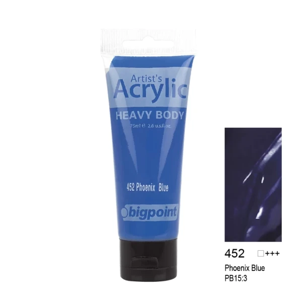 Bigpoint Akrilik Boya 75 ml Phoenix Blue 452 ürün görseli 1