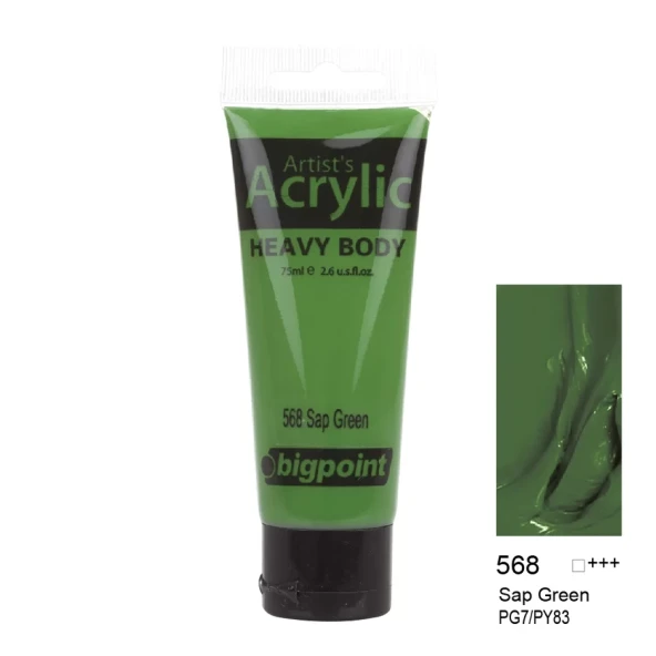 Bigpoint Akrilik Boya 75 ml Sap Green 568 ürün görseli 1