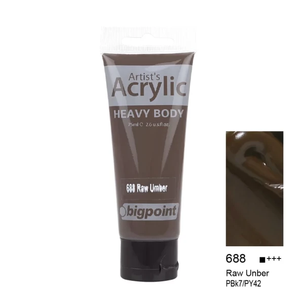 Bigpoint Akrilik Boya 75 ml Raw Umber 688 ürün görseli 1