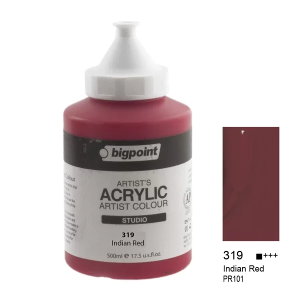 Bigpoint Akrilik Boya 500 ml Indian Red 319 ürün görseli 1