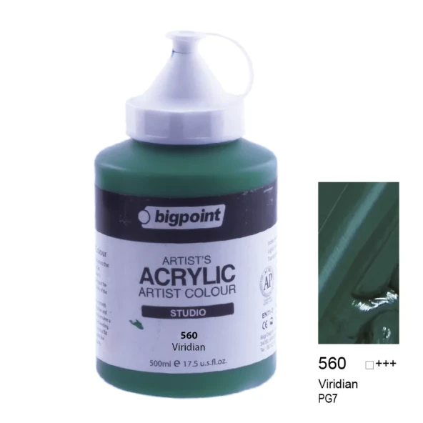 Bigpoint Akrilik Boya 500 ml Viridian 560 ürün görseli 1