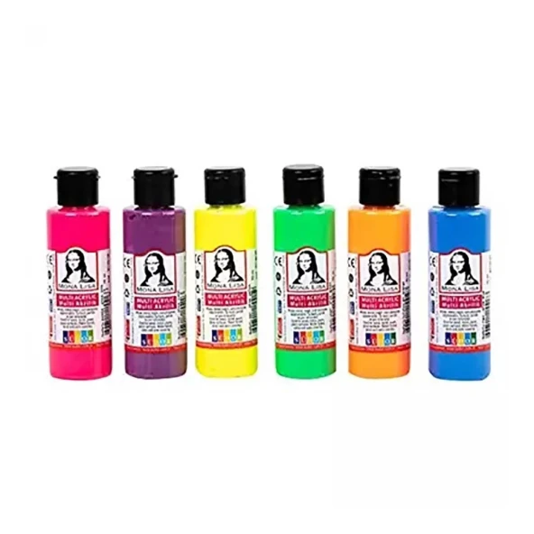 Südor Multi Akrilik Fosforlu Set 6X70 ml SD1006F ürün görseli 1