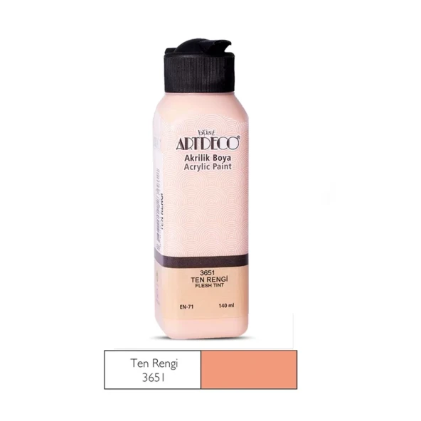 ARTDECO 70R AKRİLİK BOYA 3651 TEN RENGİ 140ml ürün görseli 1