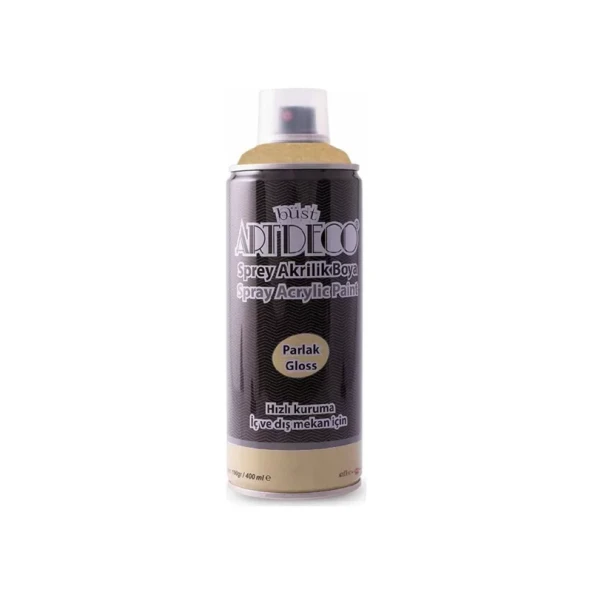 ARTDECO SPREY AKRİLİK BOYA 995 KROM-ALTIN 400ml (Y-400) ürün görseli 1