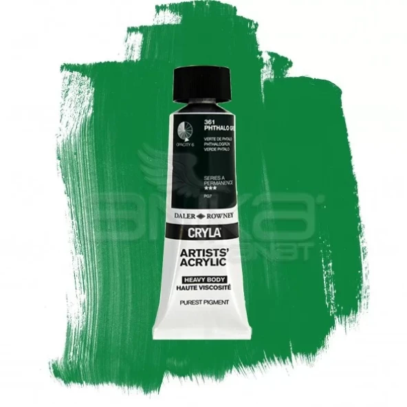 Daler Rowney Cryla Artist Akrilik Boya 75ml 361 Phthalo Green Seri A ürün görseli 1
