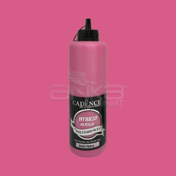 Cadence Hybrid Acrylic For Multisurfaces Tüm Yüzeyler İçin Akrilik Boya 500ml H025 Fuşya ürün görseli 1