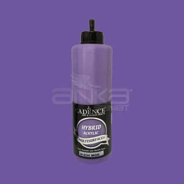 Cadence Hybrid Acrylic For Multisurfaces Tüm Yüzeyler İçin Akrilik Boya 500ml H034 Mor ürün görseli 1