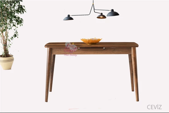 Ortadan Açılabilir Mdf  Yemek Masası, Mutfak Masası ( 70x120 CM ) ürün görseli 1