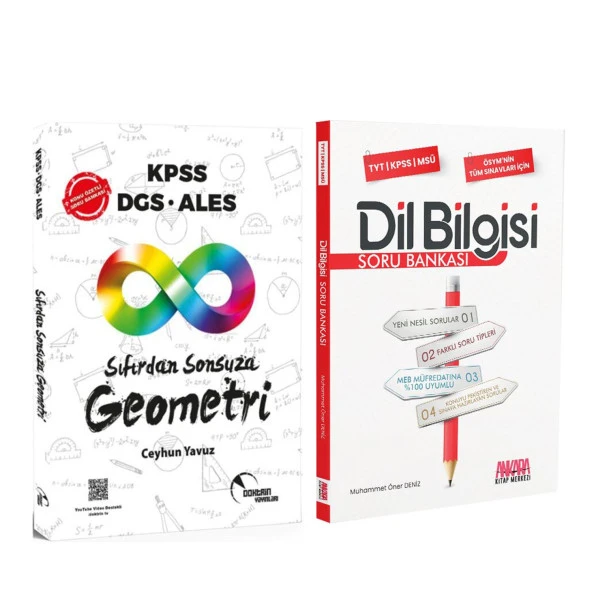 Doktrin KPSS DGS ALES Sıfırdan Sonsuza Geometri ve AKM Dil Bilgisi Soru Bankası Seti 2 Kitap ürün görseli 1