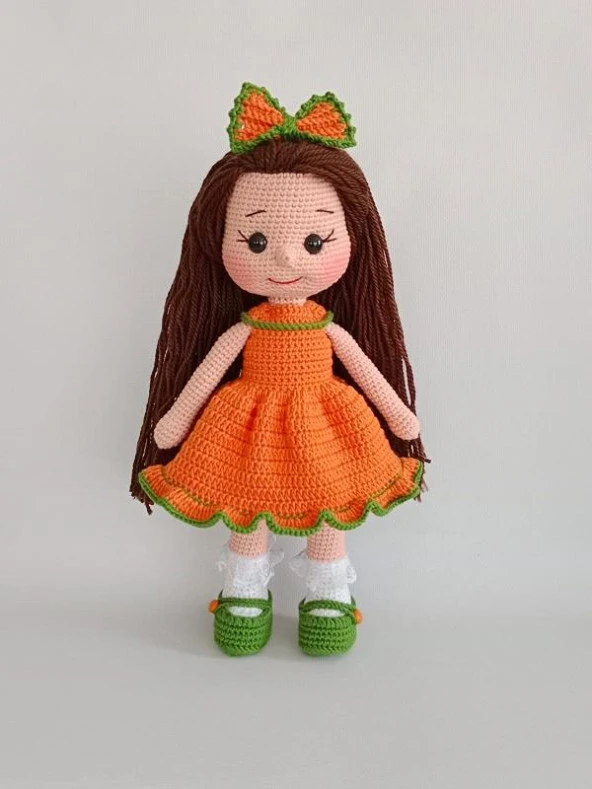 Greyfurt Fatoş Bebek Amigurumi Organik Oyuncak ürün görseli 1