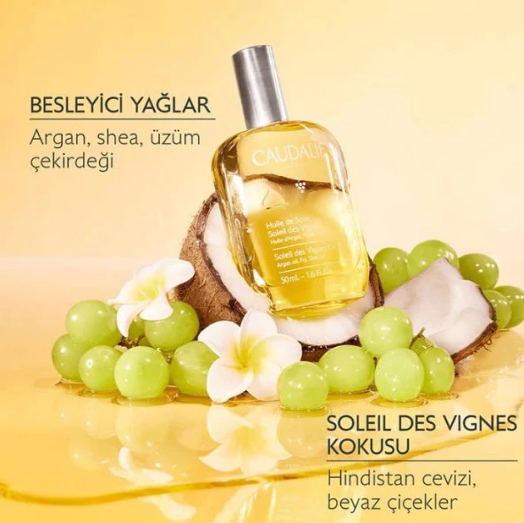 Caudalie Soleil des Vignes Elixir Yağ 50 ml - Resim 2