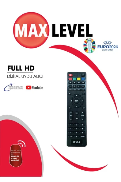Maxlevel Hd Uydu Alıcı Bluetooth Kumandalı - Resim 2