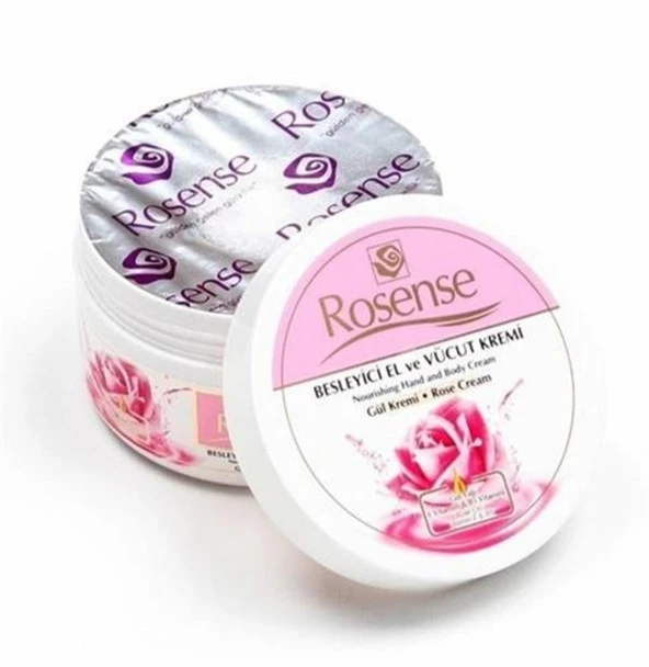 Rosense Besleyici El ve Vücut Gül Kremi 250 ml ürün görseli 1