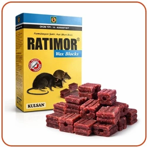 Ratimor Wax Mum Blok Fare Zehiri | 100 Gram ürün görseli 1