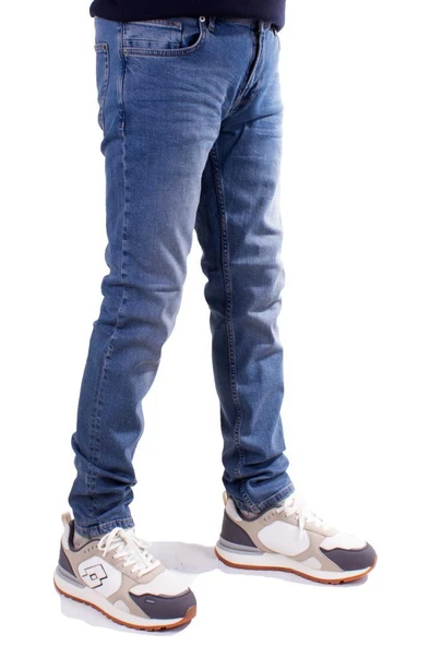 Twister Panama 727C Mavi Düşük Bel Dar Paça Erkek Jeans Pantolon ürün görseli 1