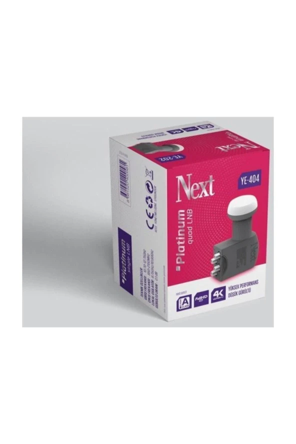 Platinum Quad LNB YE-404 0.1 dB ürün görseli 1