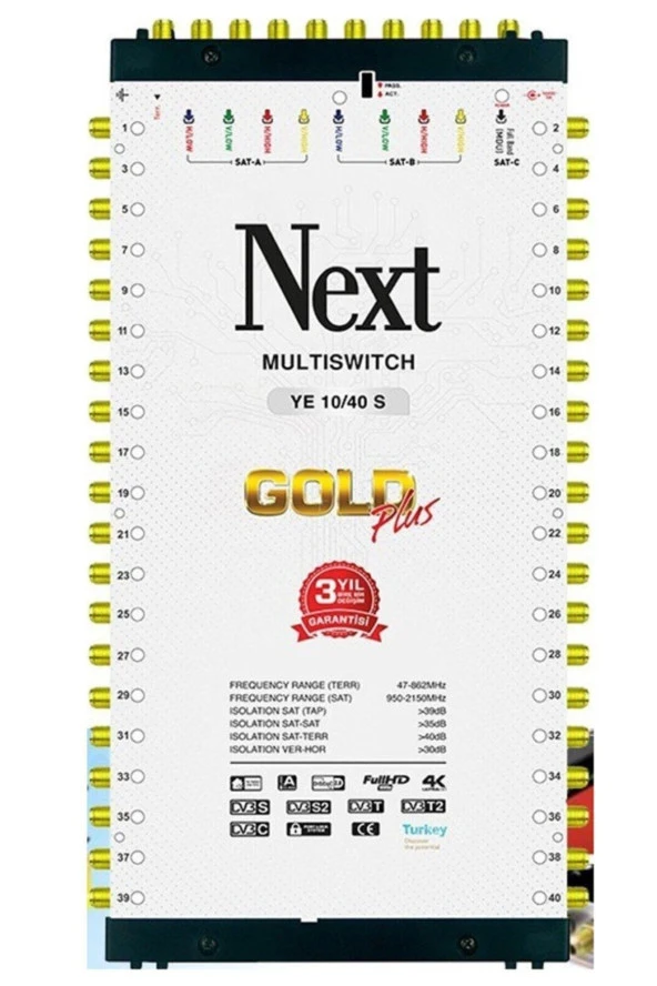 Next 10/40 hybrid multiswitch ürün görseli 1