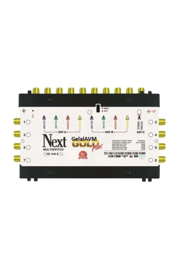 YE-10/8 Sonlu Multiswitch + Adaptör ürün görseli 1