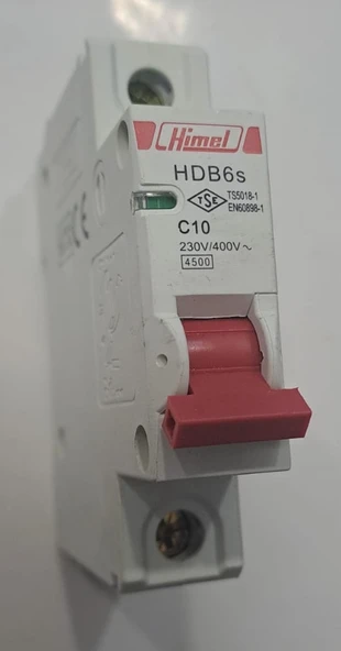 HİMEL 10 AMPER C10 OTOMAT SİGORTA ürün görseli 1