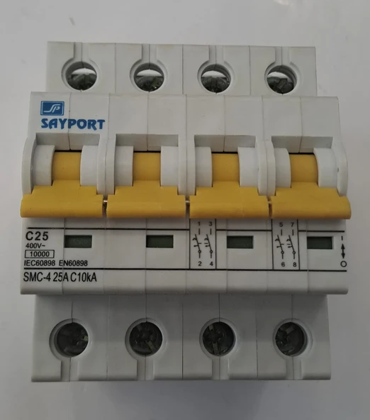 SAYPORT SMC-4X25A 10kA C25 GRUP SİGORTA ürün görseli 1