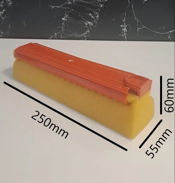 PLASTİK SAPLI GENEL AMAÇLI SÜNGER TURUNCU ürün görseli 1