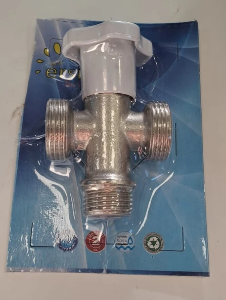 ÇİFT ÇIKIŞLI TAKSİMAT MUSLUĞU KUMLAMA EKO ürün görseli 1