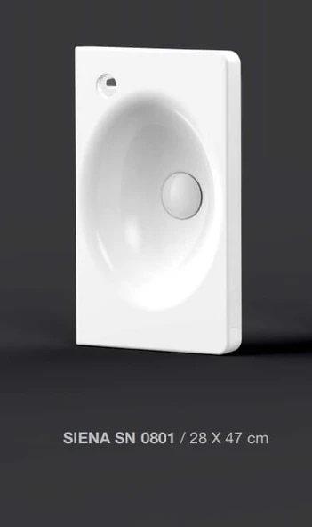 SİENA LAVABO 28X47cm TURAVİT - Resim 2