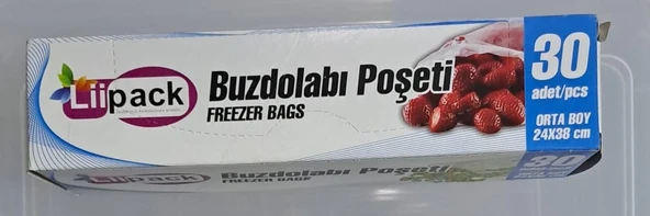 LİİPACK BUZDOLABI POŞETİ ORTA BOY ürün görseli 1