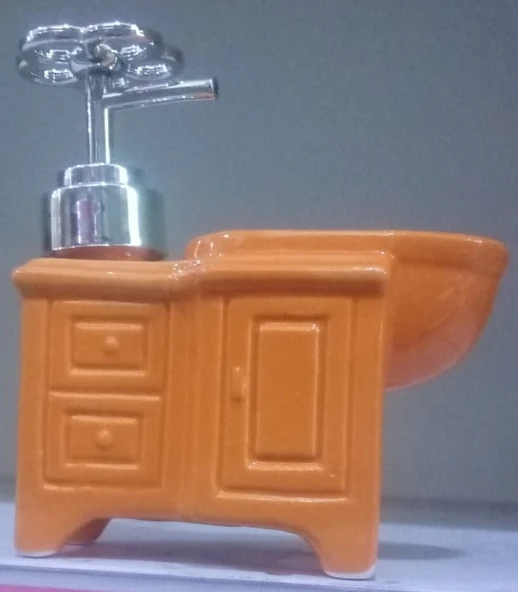 MİNİ SIVI SABUNLUK LAVABO ŞEKİLLİ SADO ALKAPOL ürün görseli 1