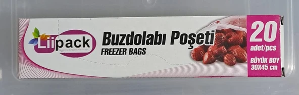 LİİPACK BUZDOLABI POŞETİ BÜYÜK BOY ürün görseli 1