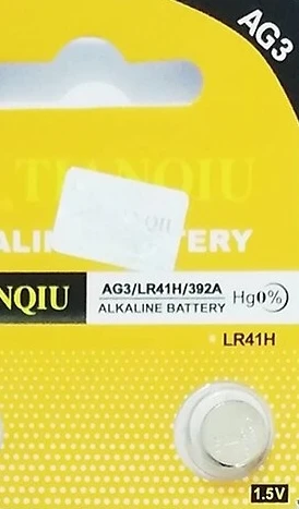 TIANQIU SAAT PİLİ AG3 1,5V ( 1 ADET FİYATIDIR ) ürün görseli 1