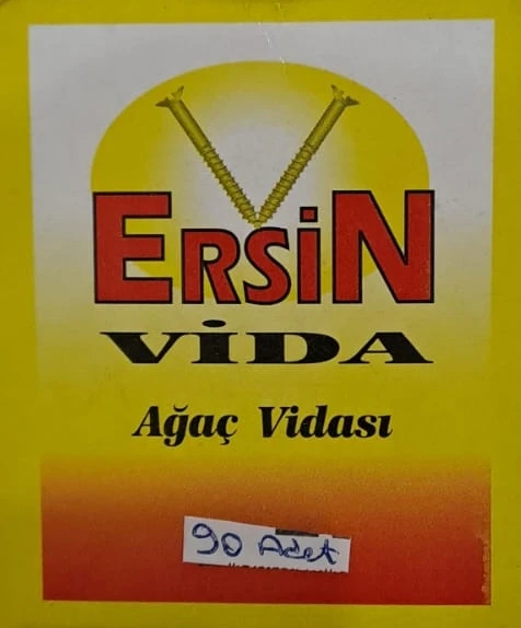 20X40 AĞAÇ VİDASI DÜZ BAŞLI ( 90 ADET ) - Resim 3