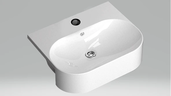 Nef Lavabo 40 x 50 cm (oval) TURAVİT ürün görseli 1