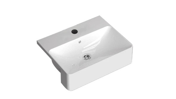 Capri Lavabo 40 x 50 cm (kare) TURAVİT ürün görseli 1
