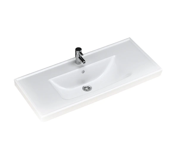 SAFİR ETEJERLİ LAVABO 100cm TURAVİT - Resim 2