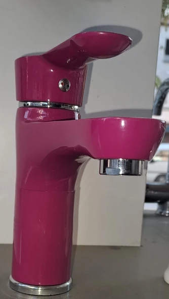 KERASUS SPACE SERİSİ - MİX LAVABO BATARYASI 40Ø MOR ürün görseli 1