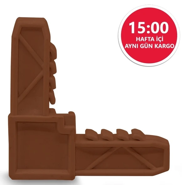 SİNEKLİK KÖŞE TAKOZU - PENCERE İÇİN - KAHVERENGİ 10X20 ( 1 ADET FİYATIDIR ) ürün görseli 1