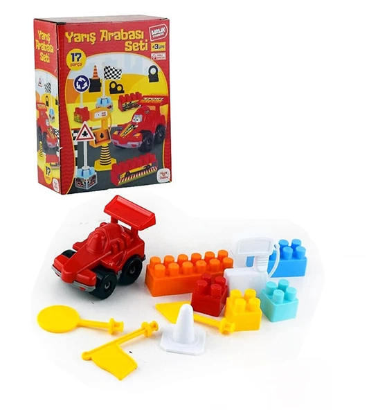 BİRLİK OYUNCAK - YARIŞ ARABASI 17 PARÇA LEGO SETİ ürün görseli 1