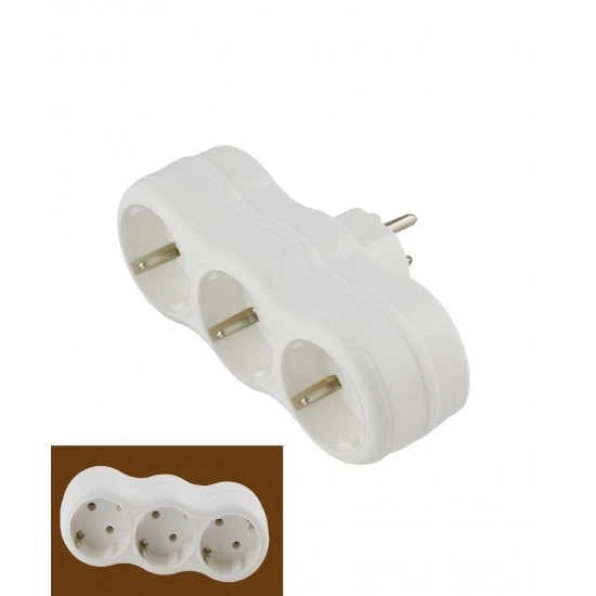 3 LÜ PRİZ DÜZ GOLYAT ASL-509 ürün görseli 1