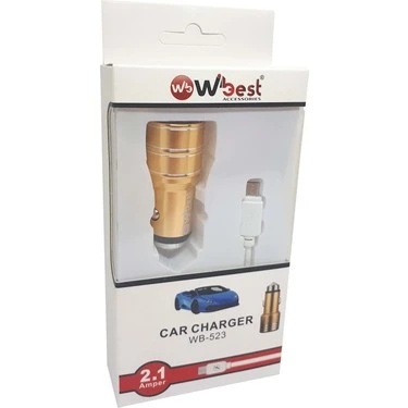 WBEST OTO ŞARJ SETİ 2.1 AMPER WB-525 ürün görseli 1
