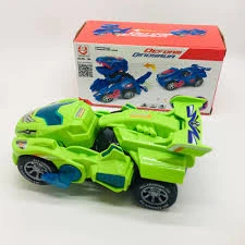 DEFORM DINOSAUR PİLLİ IŞIKLI ARABA HG-788 - Resim 2
