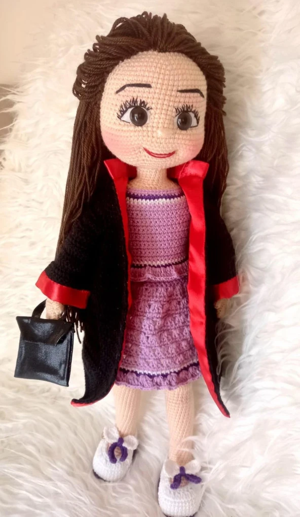 Hakime Bebek Amigurumi Organik Oyuncak ürün görseli 1