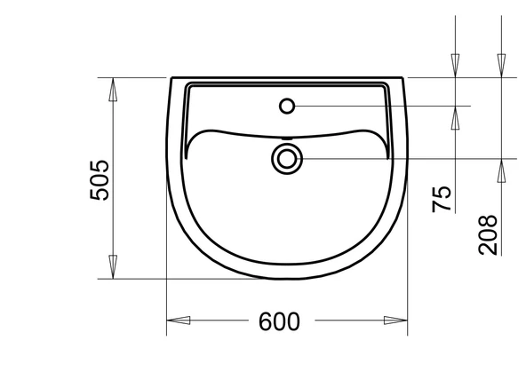 ALİZE LAVABO 50X60cm TURASER - Resim 3